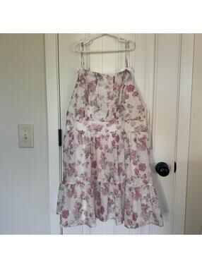 NWT Arula 1x Floral Print Sleeveless Dress